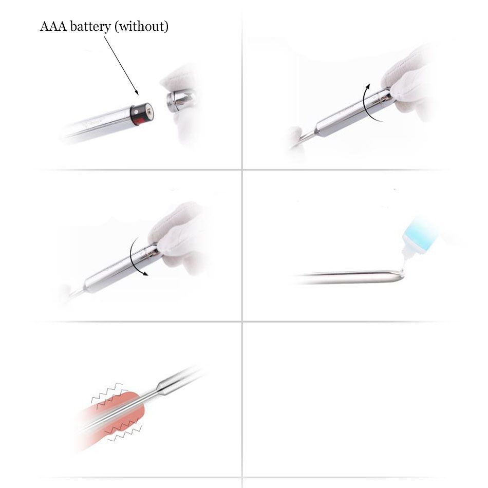 MT - Vibration Penis Plug 195x5.5mm photo-5