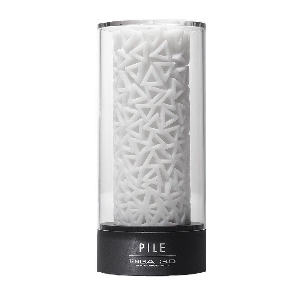 Gently stacked triangular protrusions form its structure. Wi... Tenga - 3D Pile Techno Masturbator photo-3