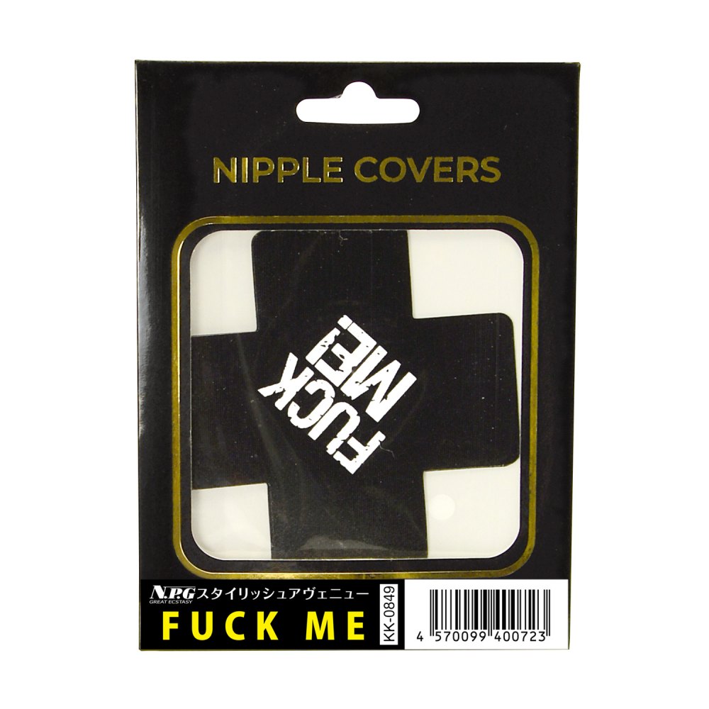 Seal-type nipple covers
Package size: 135 x 99 mm NPG - Fuck Me Nipple Covers - Black photo-2