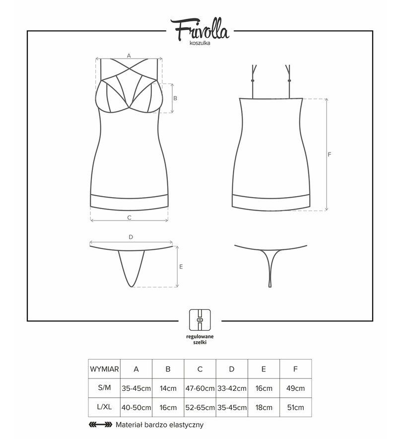 Looks like something special is at your fingertips. Extremel... Obsessive - Frivolla Chemise & Thong - S/M photo-7
