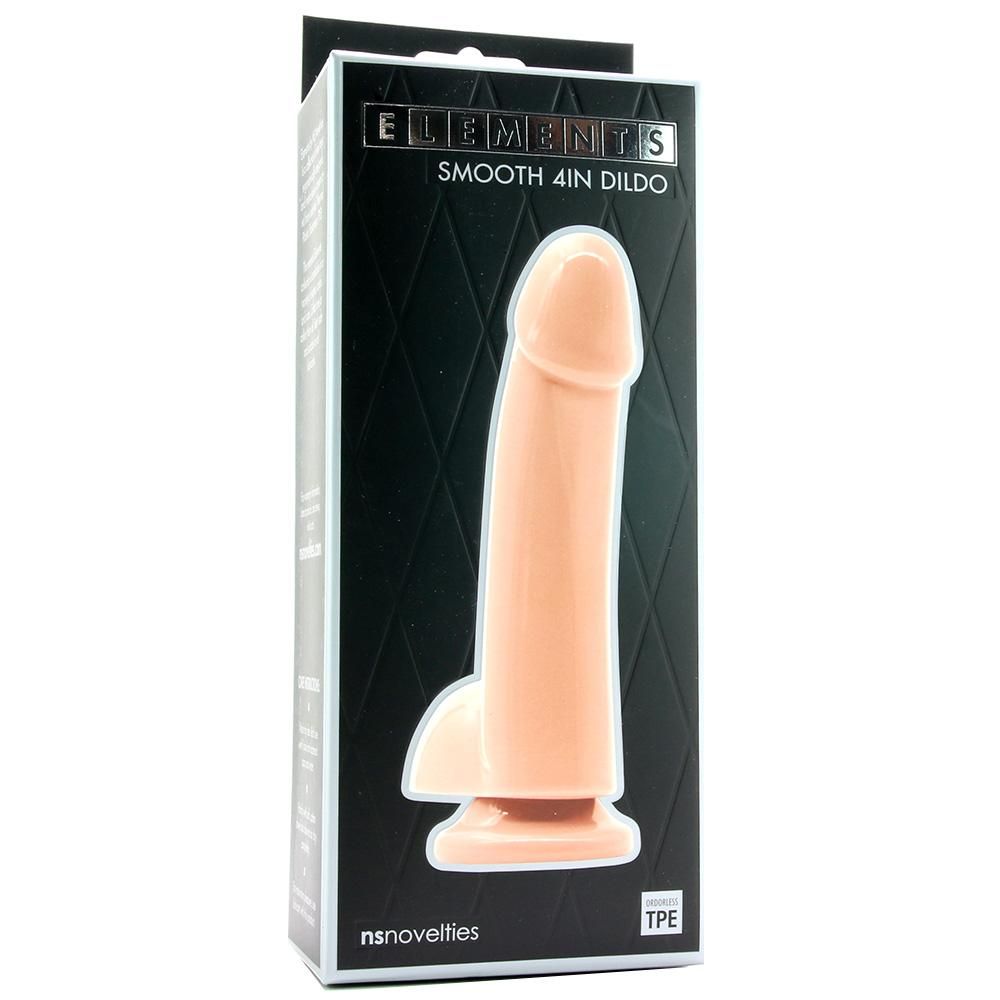 NS Novelties - Elements Smooth 4'' Dildo - Flesh photo-5