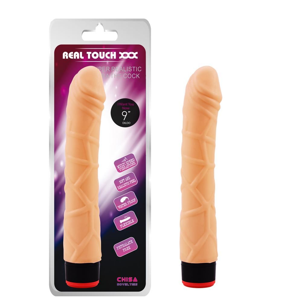 Material:TPR or T-Skin
Product Size:22cm.¢3.3cm
Product Weig... Chisa - 9" Vibe Cock Diam 3.3cm - Flesh photo-8