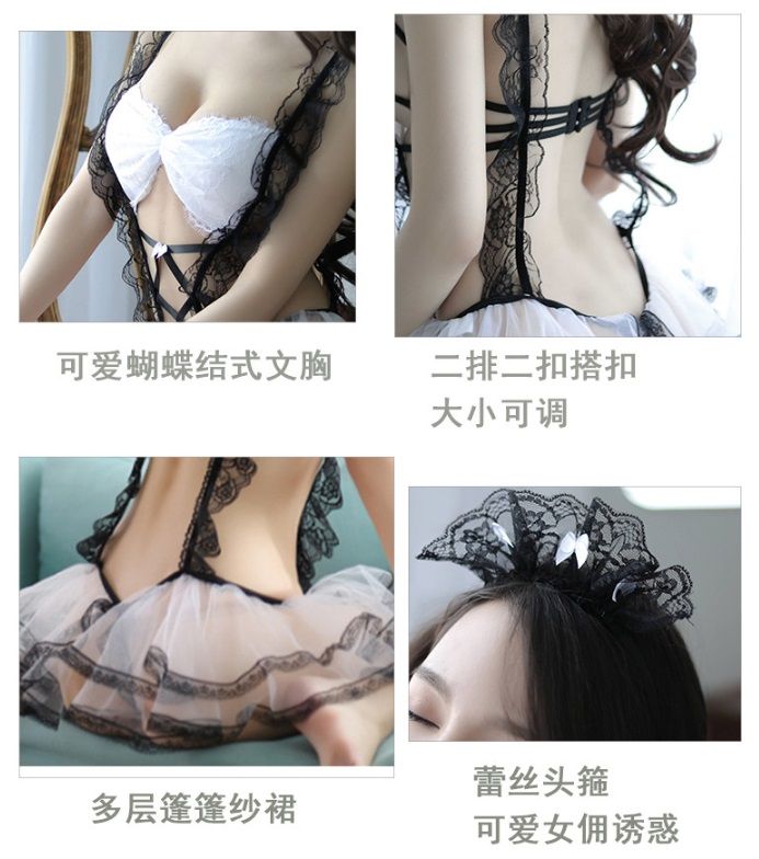 Loli maid outfit
Fabric: Net yarn (100% nylon)... SB - Maid Costume S142 photo-9