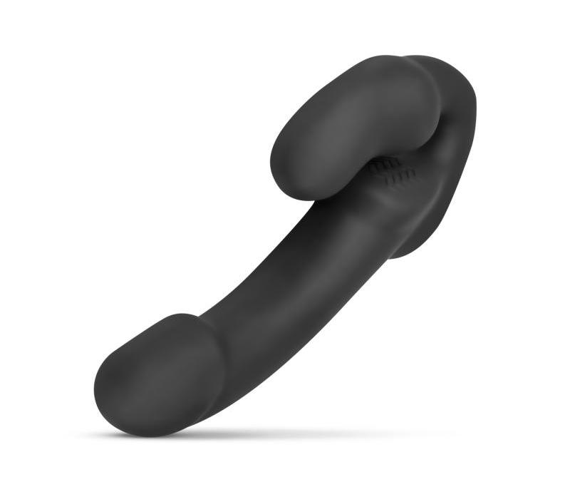 The Morgan Strapless Strap-on dildo is enjoyable for both pa... No-Parts - Morgan Strapless Dildo 22cm - Black photo-3