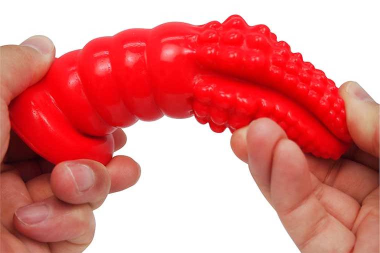 The Wa-Ni Dildo helps you if you have ever grappled with the... A-One - WA-NI Anal Dildo Hard Red photo-2