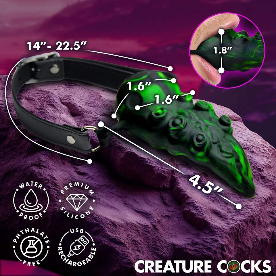 Creature Cocks - Dragon Lick Vibro Oral Enhancer photo-5