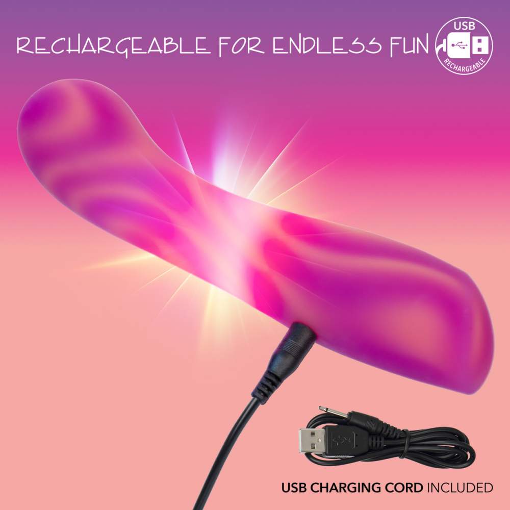 CEN - Sunset Seducer LED Vibrator - Pink 照片-5