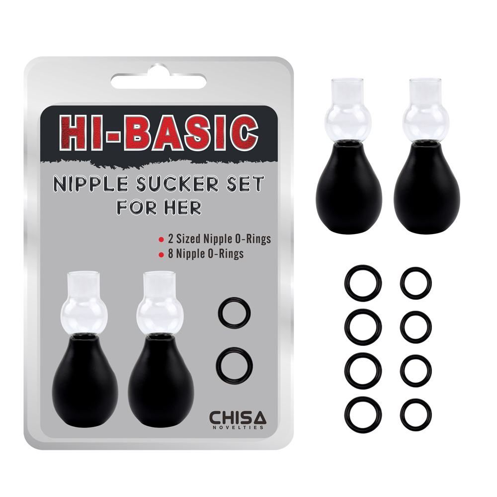 Chisa - Nipple Sucker Set For Her - Black