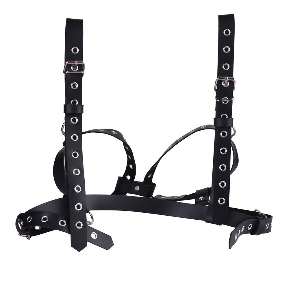 FAAK - Breast Bondage Belt - Black 照片-3