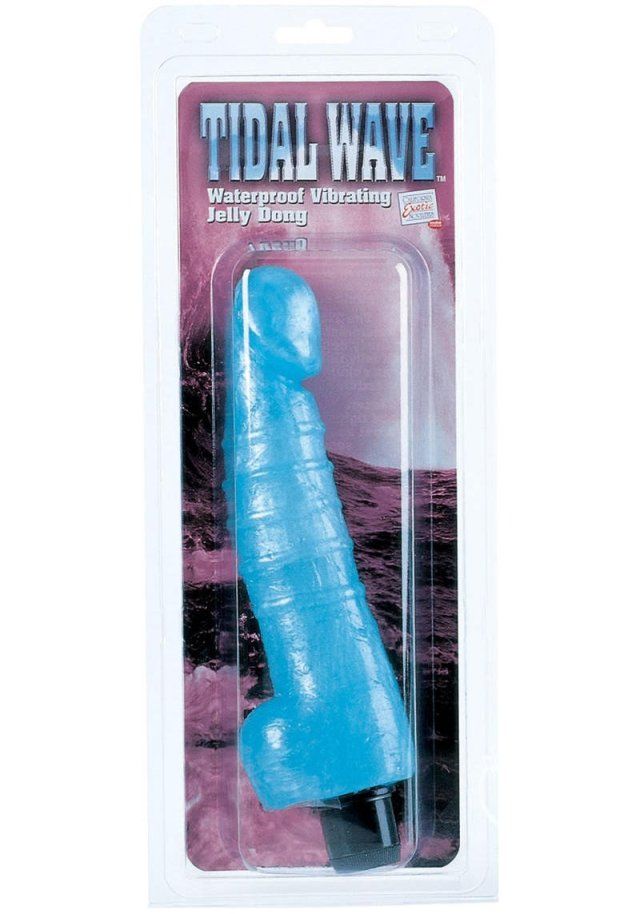 Plunge into a powerful, orgasmic wave with the Tidal Wave Vi... CEN - Tidal Wave Jelly Dong - Blue photo-2