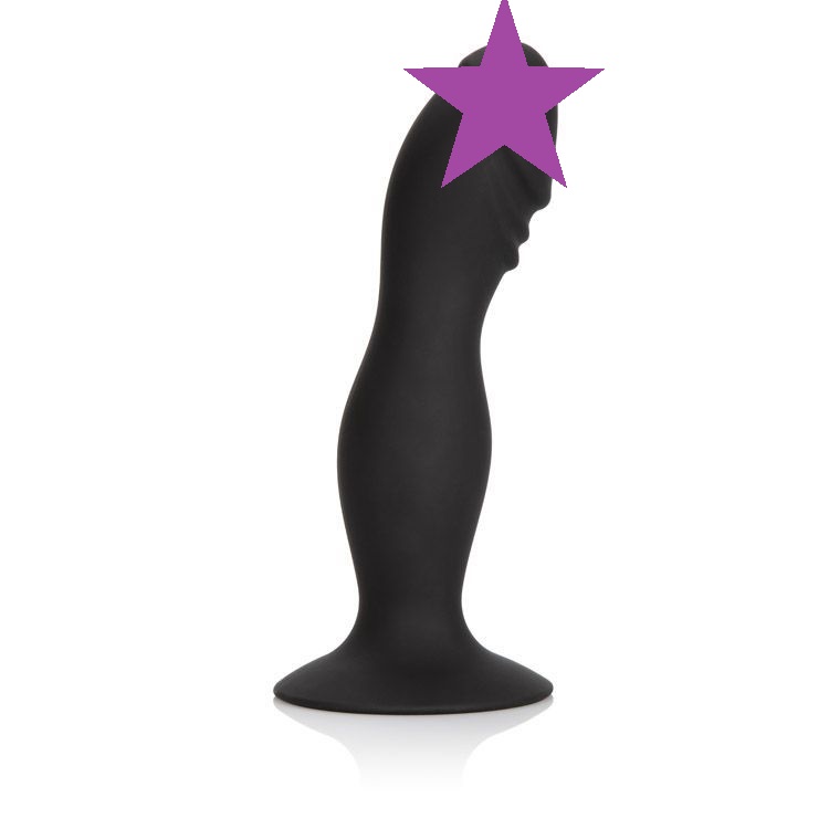 Indulge your wildest fantasies with the Silicone Anal Studpr... CEN - Silicone Anal Stud - Black photo-2