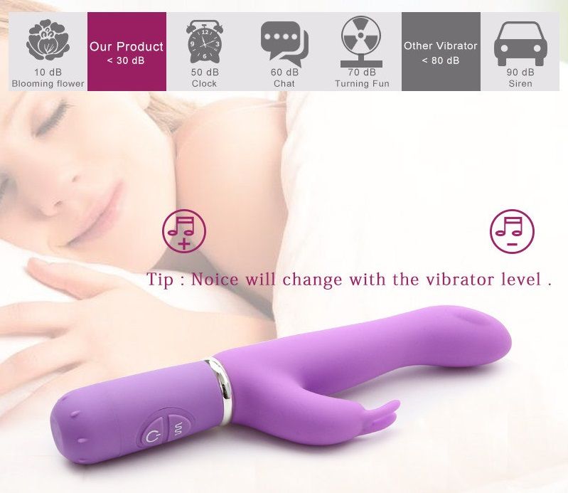 Bring you sensual feeling to another level with this wonderf... Aphrodisia - 10-Mode G Spot Rabbit - Purple photo-11