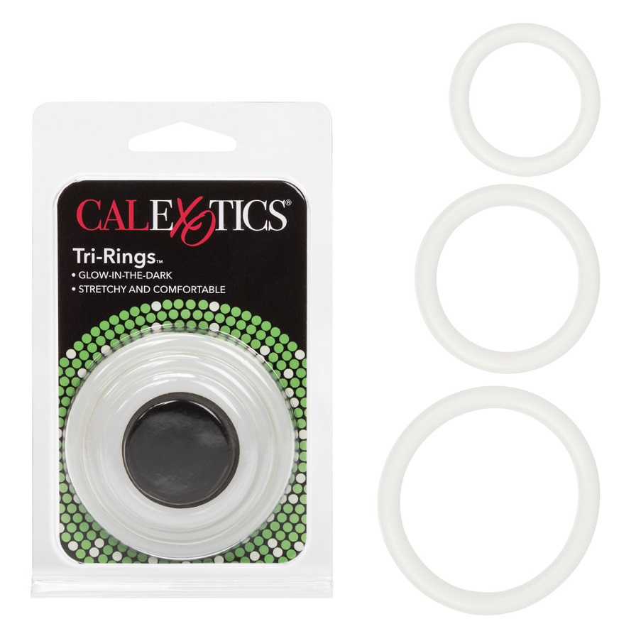 Take your intimate pleasure to new heights with the exotic T... CEN - Tri-Rings - White photo-6