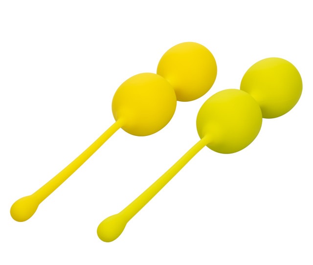 Revitalize and strengthen love muscles with the unique 2-pie... CEN - Kegel Training Set - Lemon photo-5