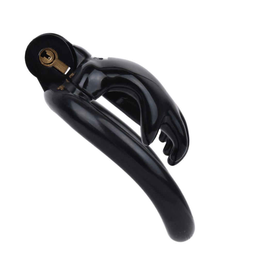 Material: Resin
Cage high: 32mm  ... FAAK - Hand Shaped Resin Chastity Cage - Black photo-4