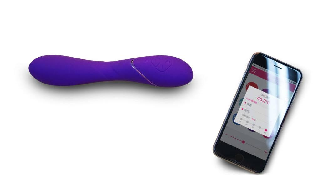Connect your wand to your phones Bluetooth and your ready to... Magic Motion - Magic Heating Wand - Purple photo-2