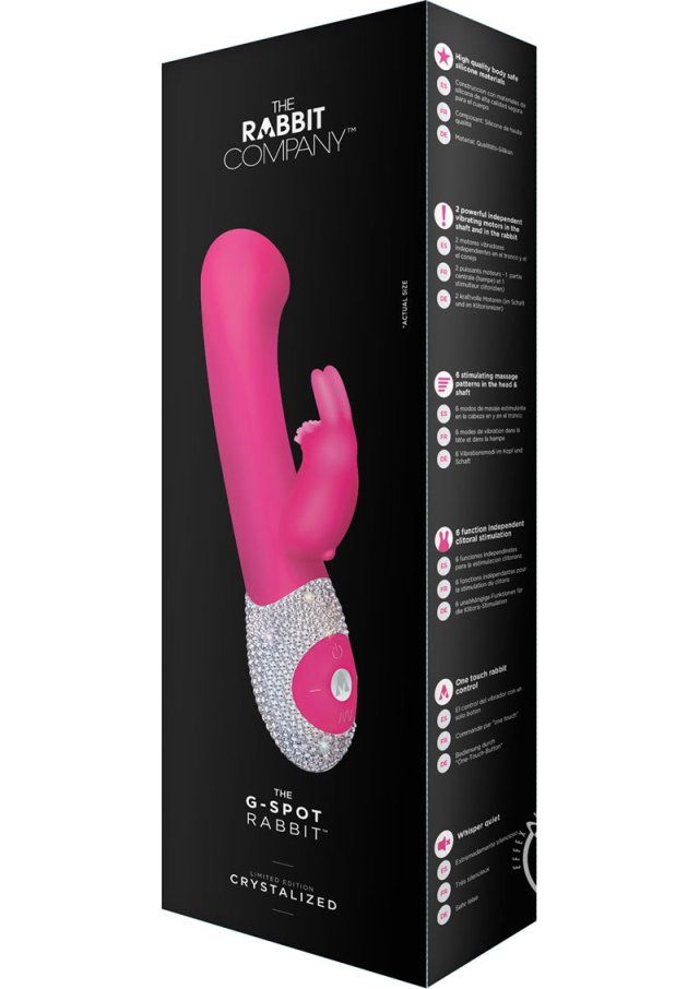 Ladies, looking for a surefire way to experience all the ple... TRC - The G-Spot Rabbit - Pink Bling photo-2