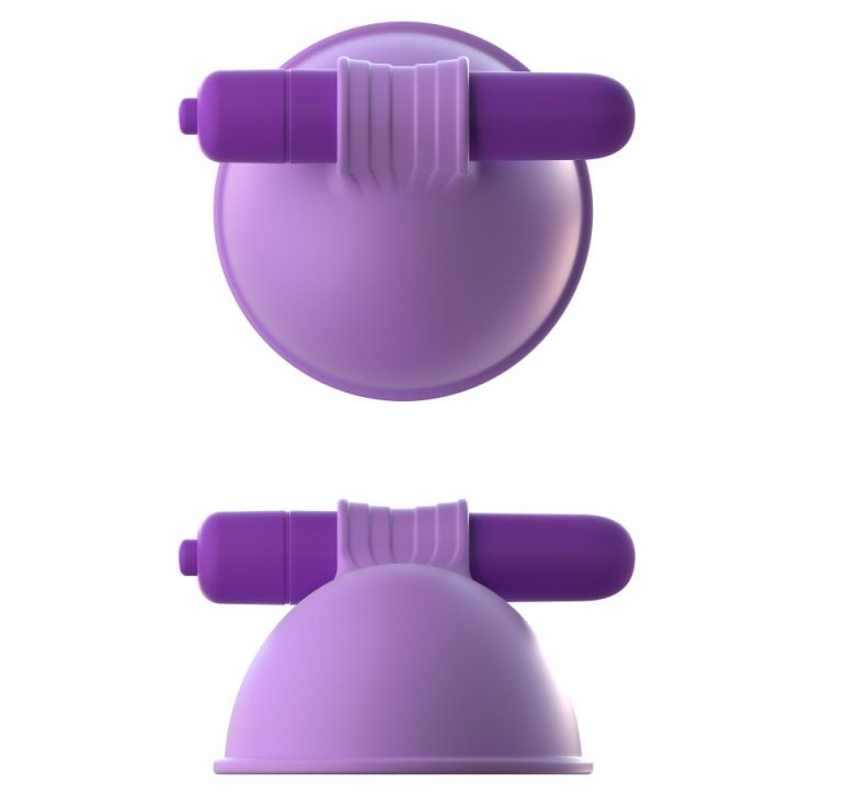Her breasts were aching for attention. She caressed her nipp... Fetish Fantasy - Vibrating Breast Suck-Hers - Purple photo-3