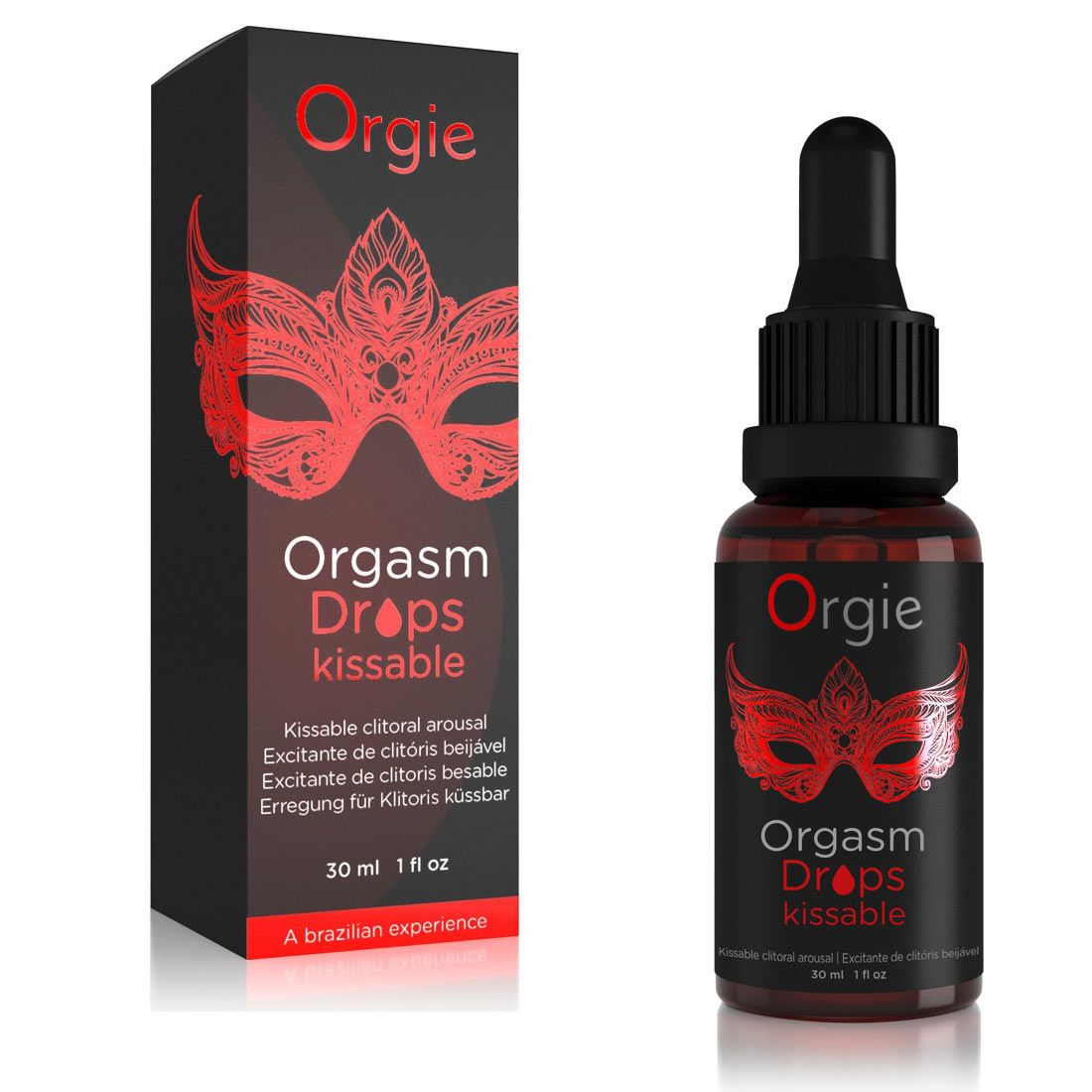 Orgie - Orgasm Drops Kissable - Conta Gotas - 30ml