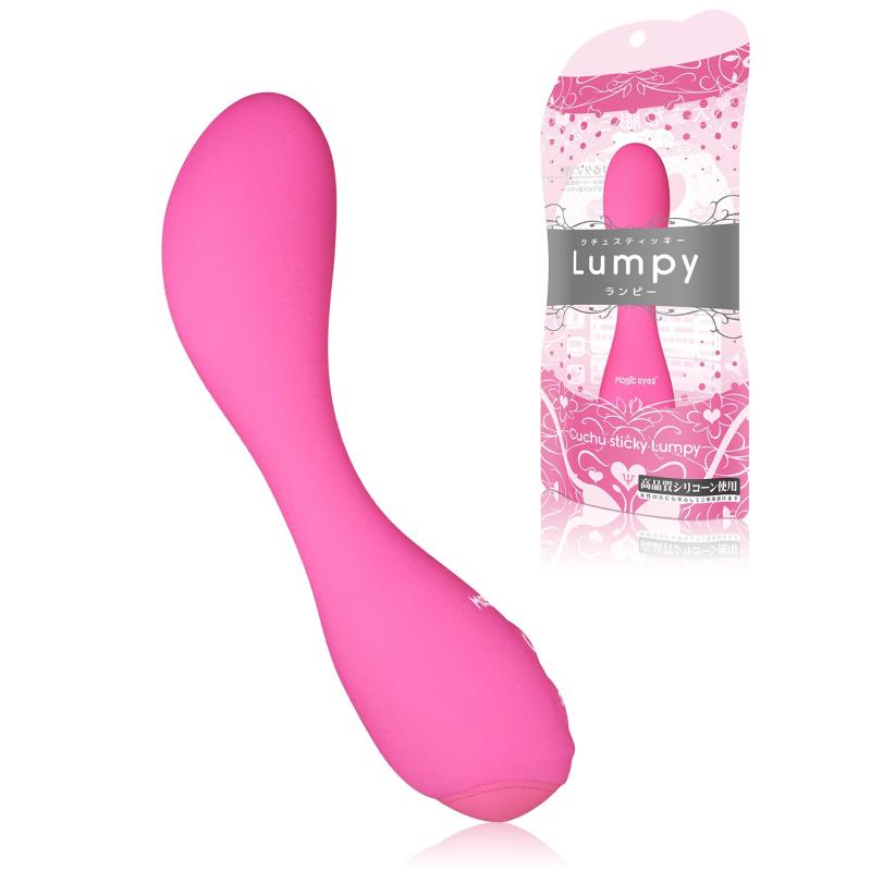 A new Lumpy appears in the Kuchu Sticky series!
With a larg... Magic Eyes - Lumpy G-Spot Vibrator - Pink photo-9