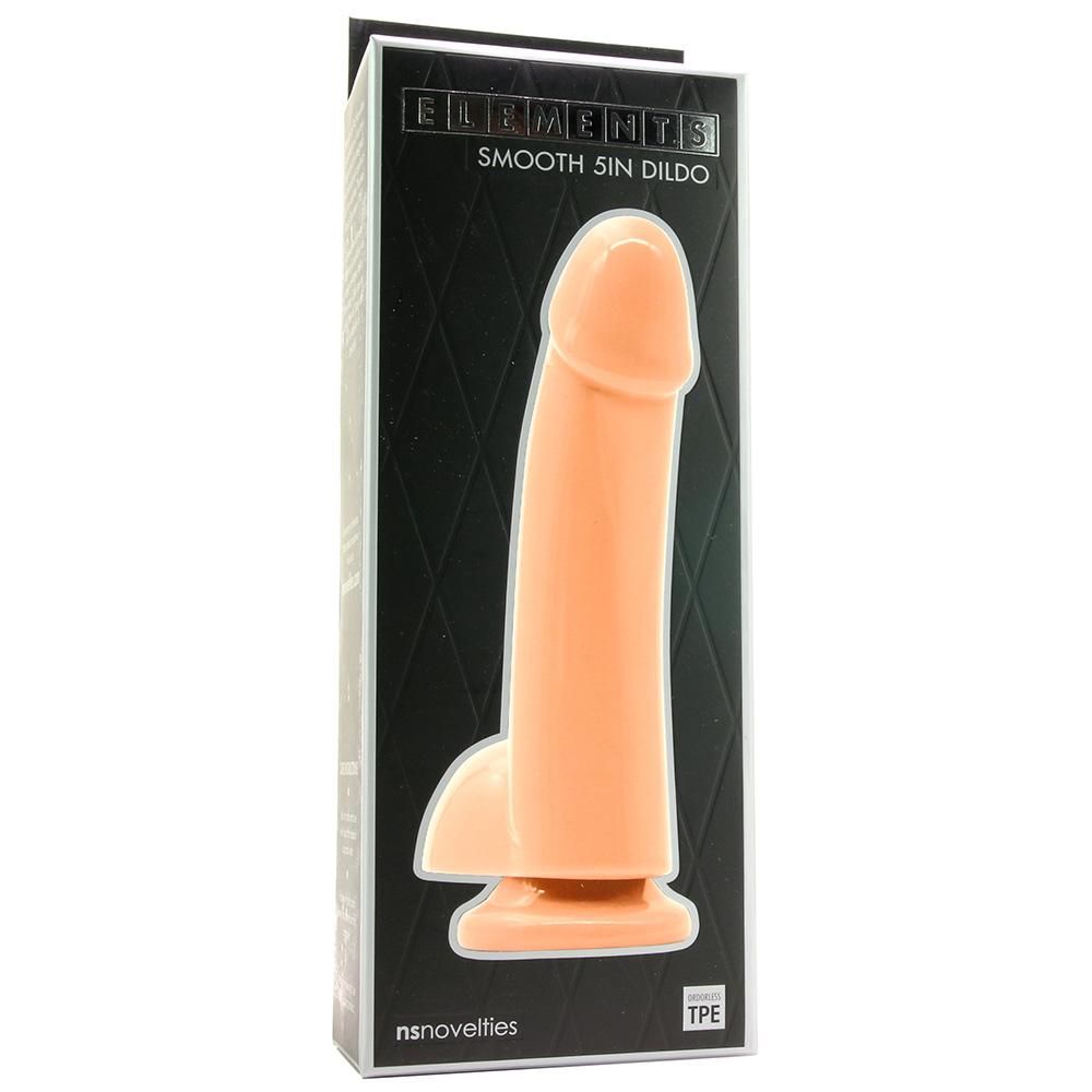 NS Novelties - Elements Smooth 5'' Dildo - Flesh photo-5