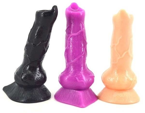 Wolf dildo massage tool, environmental healthy, easy clean, ... FAAK - Wolf Dildo - Purple photo-9