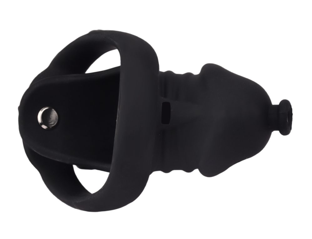 Cage high: 107mm &n... FAAK - Long Resin Chastity Cage - Black photo-9