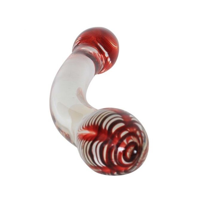 Glas - Red Head Double Dildo photo-4