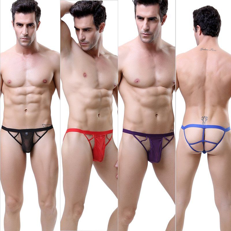 Spider web men's sexy underwear
Breathable and comforta... SB - Thong M128 - Red photo-8