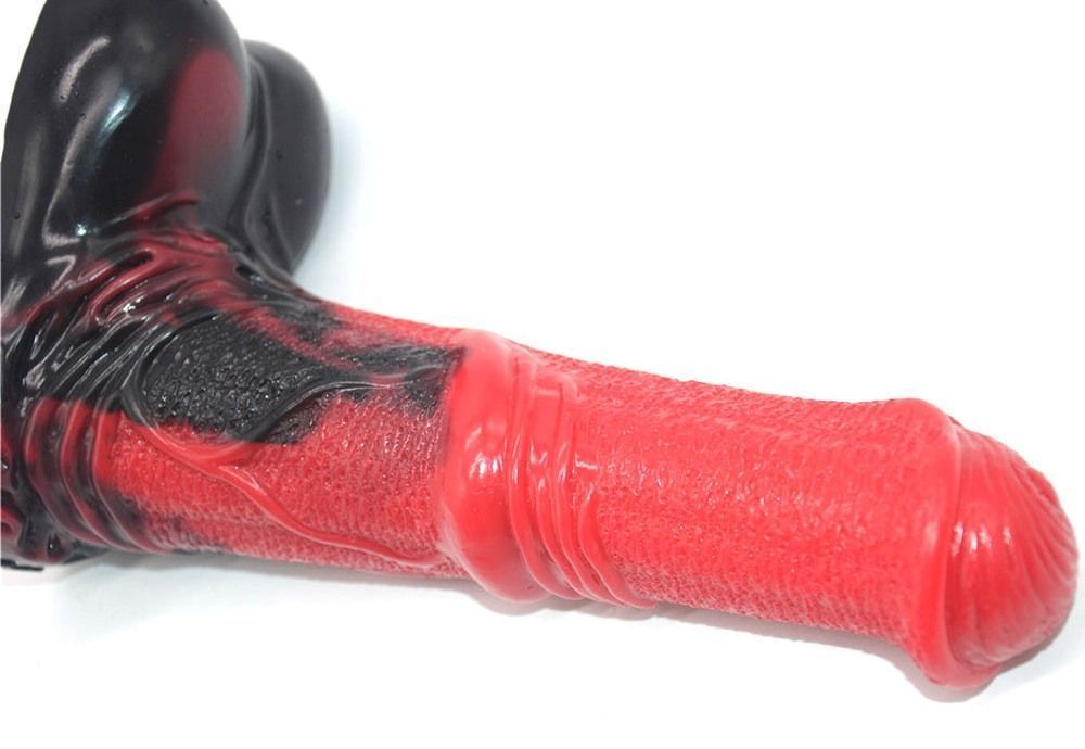 Huge horse dildo &n... FAAK - Horse Dildo - Red/Black photo-16