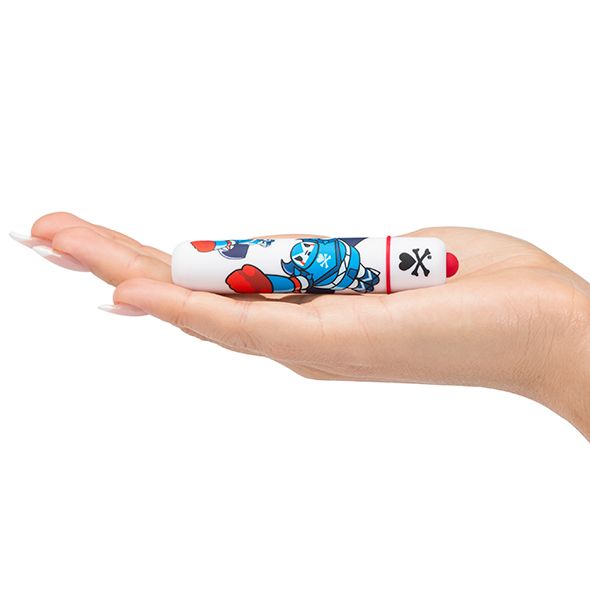 Turbo-charge sensation with Tokidoki's bullet vibe, whic... Tokidoki - Mini Bullet Vibrator - White Robot photo-3