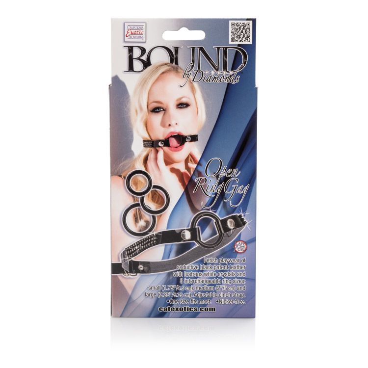 Indulge yourself in the most mischievous of ways with Bound ... CEN - Open Ring Gag - Black photo-9