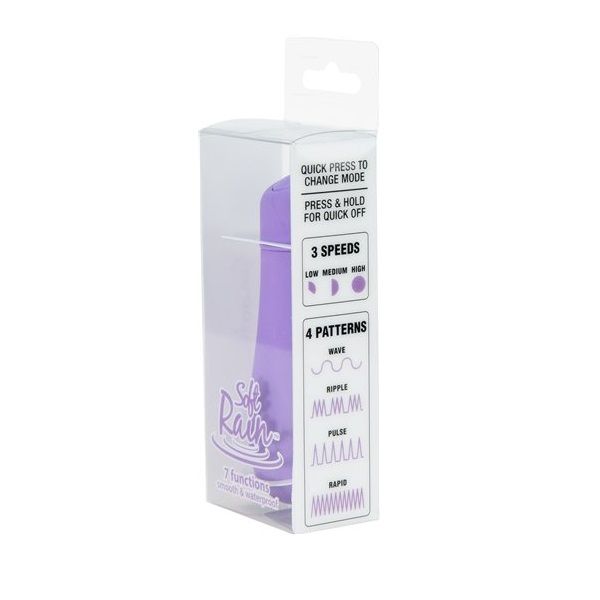 From the creative minds at PowerBullet comes the next evolut... Rain - 3'' Breeze Finish 7 Function Bullet - Lavender photo-6