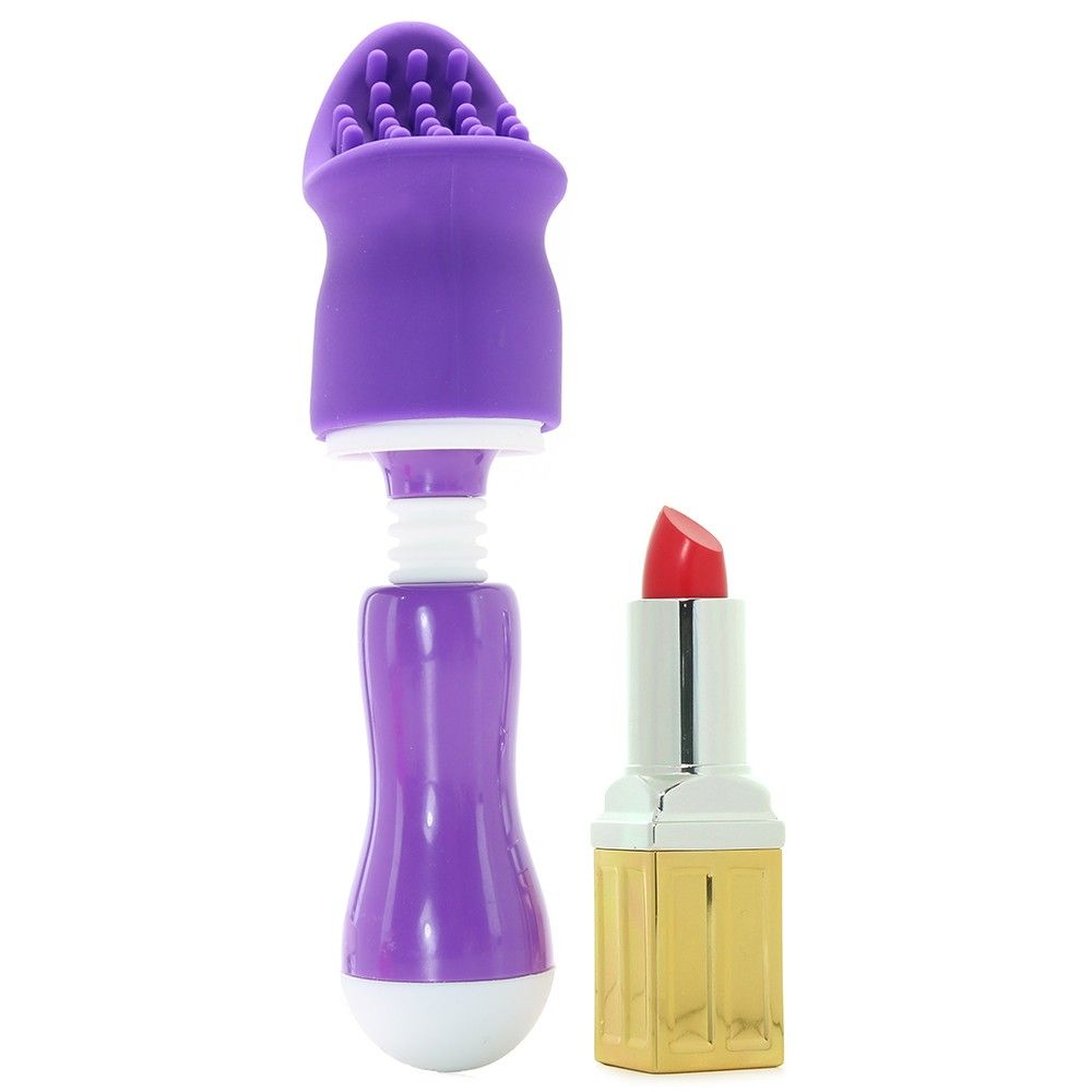 Deceptively powerful: Engineered for strong continuous stimu... Bodywand - Rechargeable Mini Wand w/Attachments - Purple photo-5