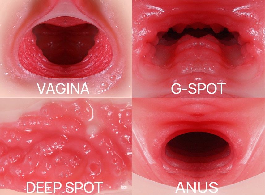 Based on the inner vagina of an excited woman, the product i... Kokos - Maria 003 Vibro Double Masturbator 7.8kg photo-6