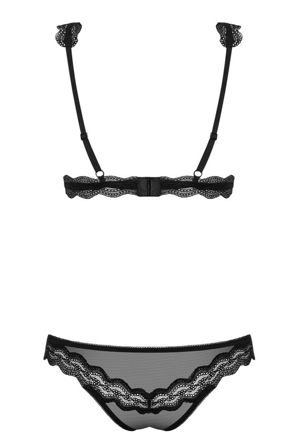 Obsessive - 839-SET-1 set 2-pcs - Black - S/M photo-8