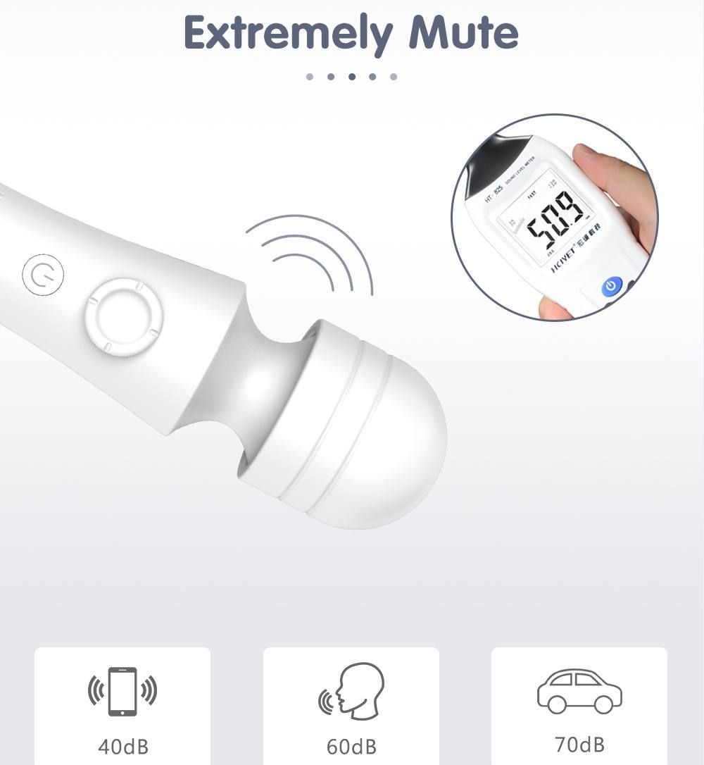 Gradual climax make her fall in and be fascinated little by ... Drywell - Wand Massager - White photo-9