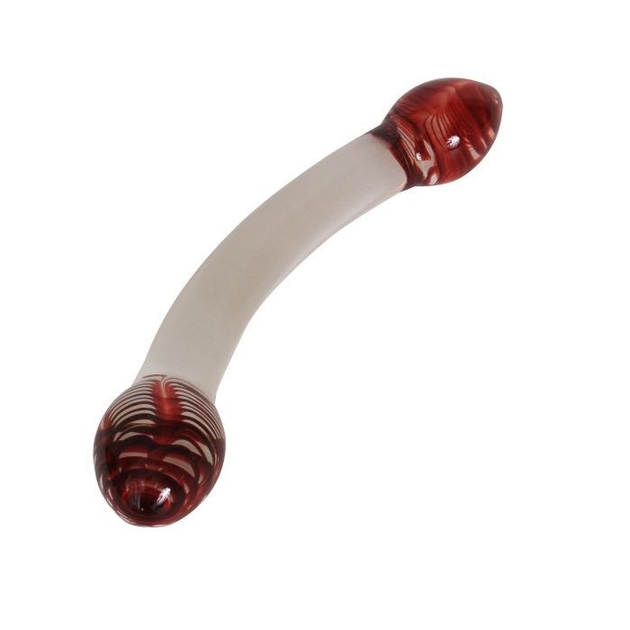 Glas - Red Head Double Dildo photo-3