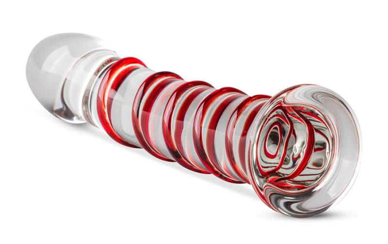The perfect gift for yourself or your partner: this glass di... Gildo - Glass Dildo No. 15 - Red photo-2