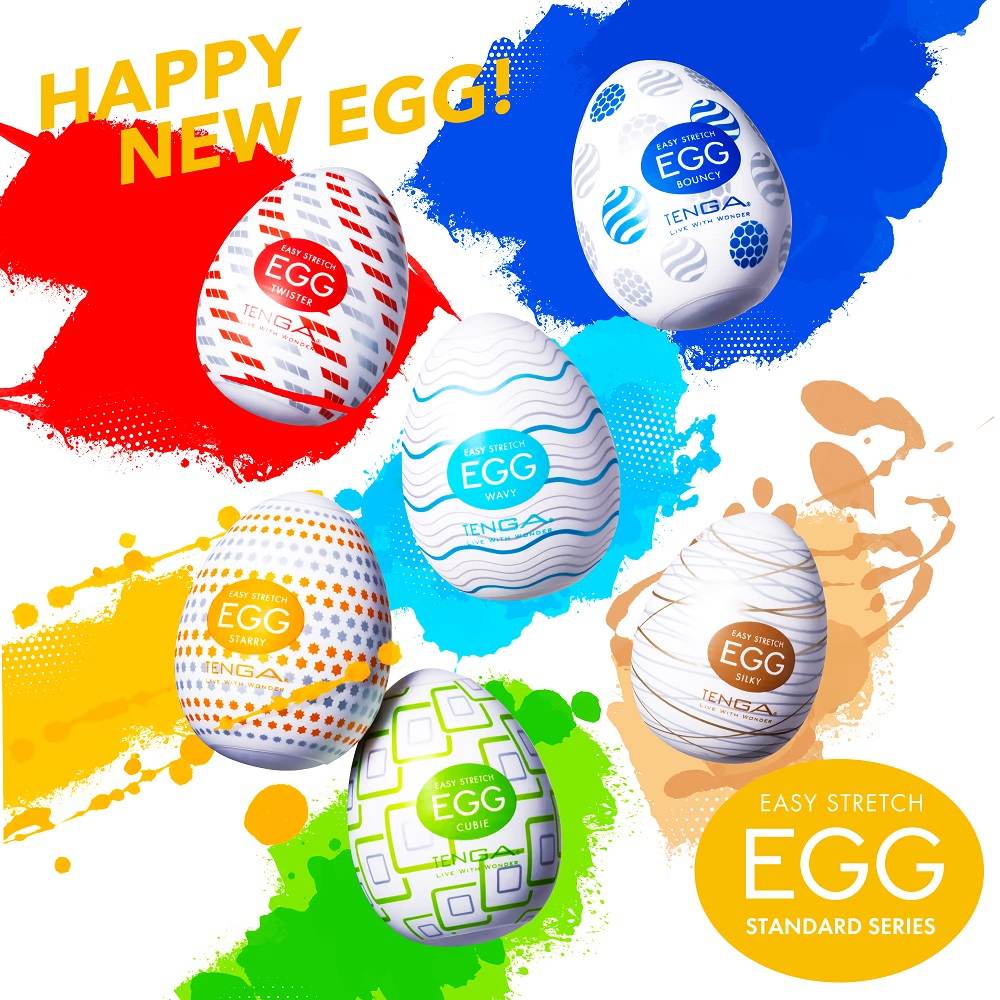 A pulsating stimulation with wavy edges!
The large, undulati... Tenga - Wavy Easy Stretch Egg photo-5