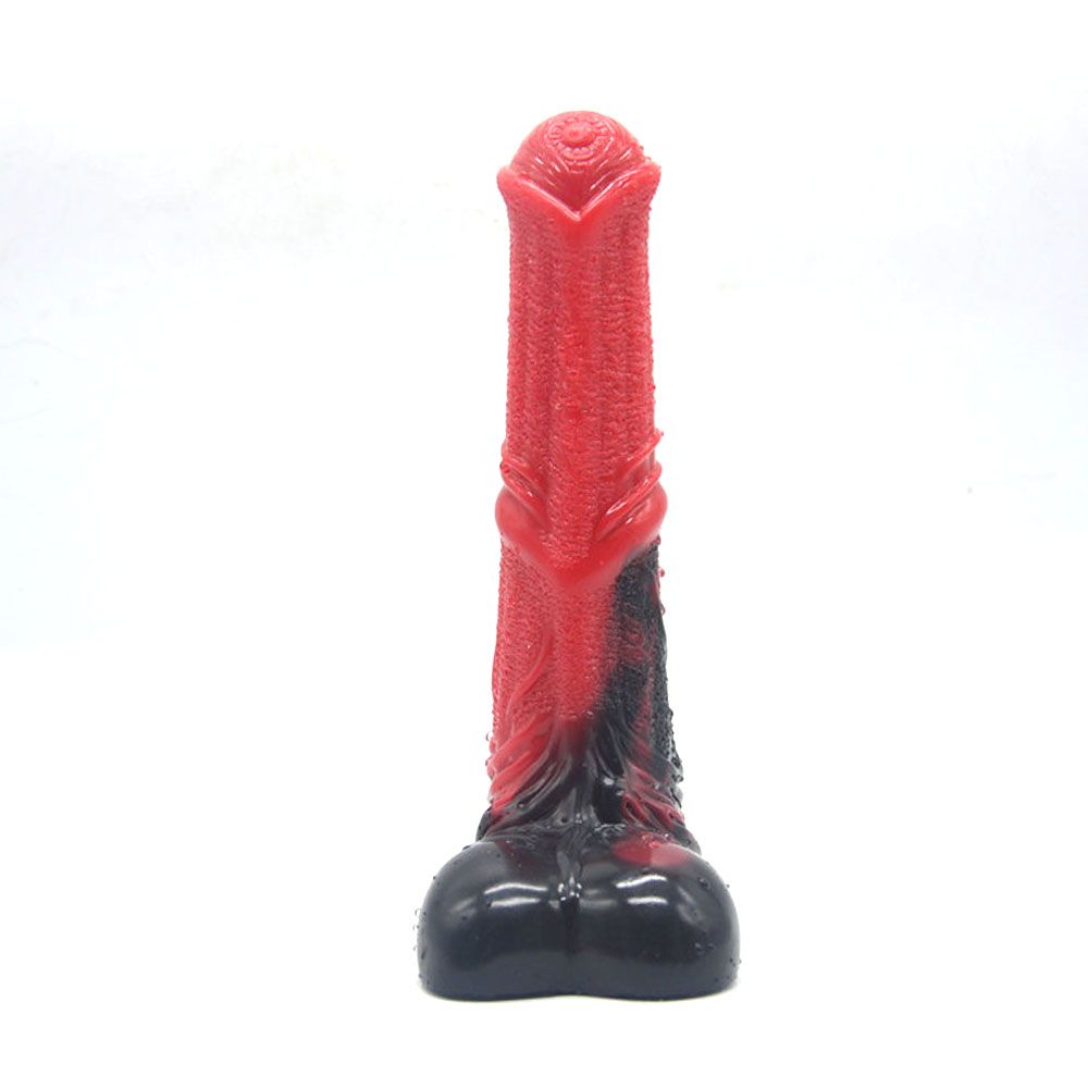 Huge horse dildo &n... FAAK - Horse Dildo - Red/Black photo-8