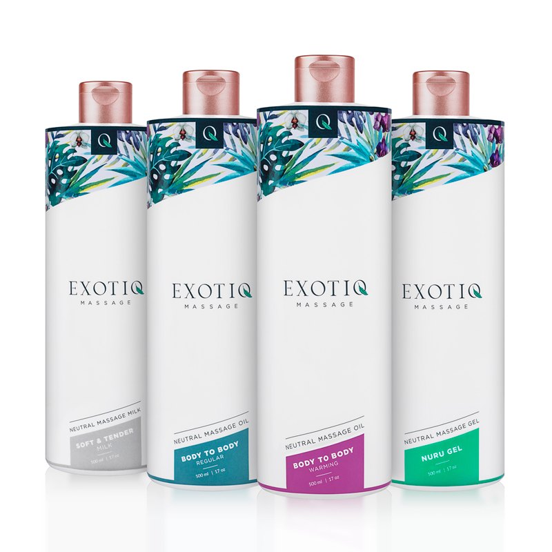 Exotiq Body To Body Oil is perfect for massages. The silky o... Exotiq - Body To Body Oil - 500ml photo-4