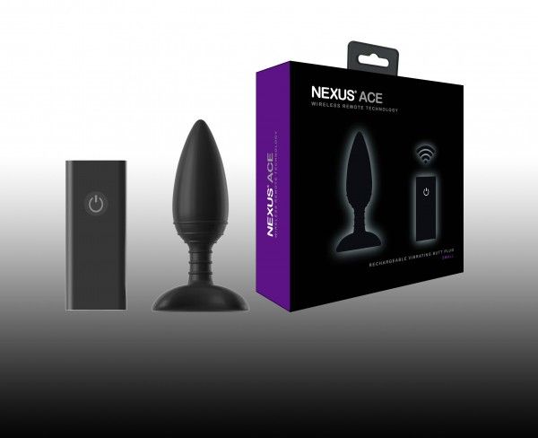 The Nexus Ace Vibrating Butt Plug Small is the ultimate vibr... Nexus - Ace Vibrating Butt Plug S - Black photo-5