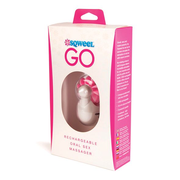 A pocket-sized clitoral vibrator with incredible power, the ... Sqweel - Sqweel Go Vibrator - White photo-2