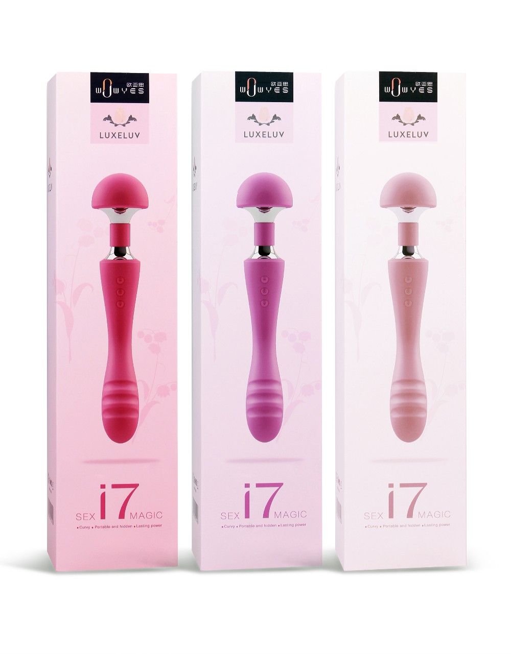 High Quality Toy Sex Adult Female Sex Product for Woman with... Wowyes - Alice Magnetic Rechearable Massager - Purple photo-19