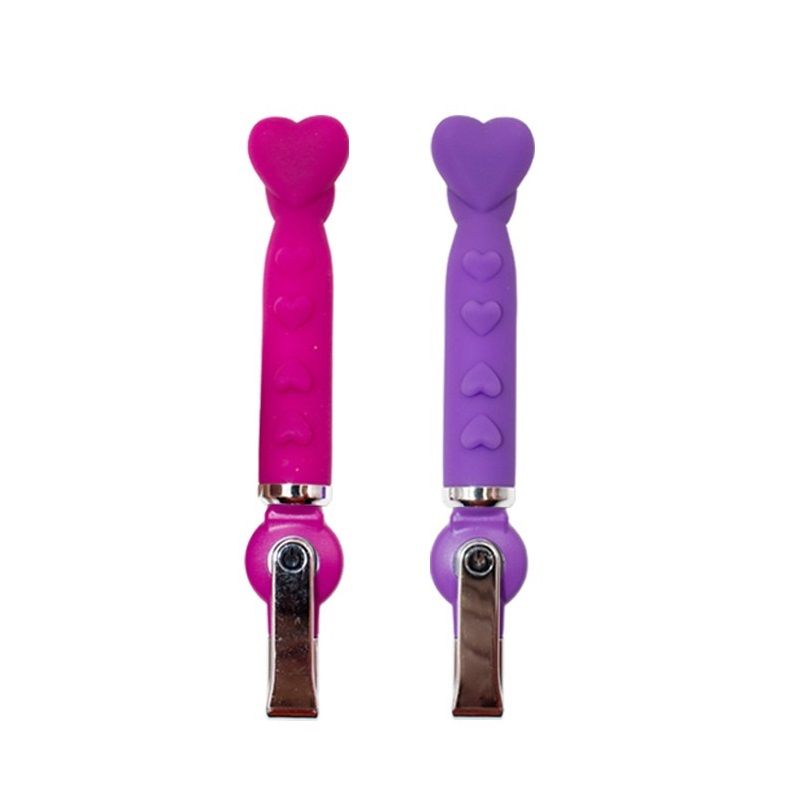 Rechargeable silicone USB plug dildo with 20 speeds.
S tron... Aphrodisia - Alice Heart Shaped Vibe - Rose photo-8
