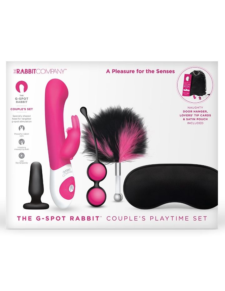 The G-Spot Rabbit Couple's Playtime Set includes everything ... TRC - The G-Spot Rabbit Playtime Gift Set For Couples photo-7