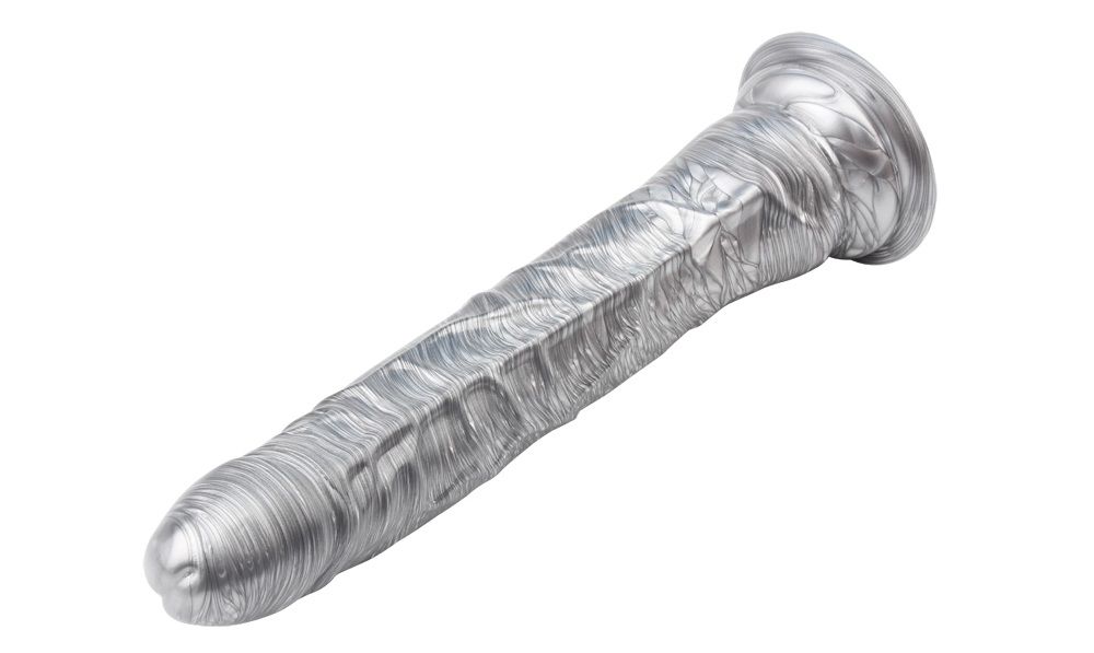 Anti-bacterial, Better-than-real, Strong suction cup.
Mater... Chisa - Mike Hawk Dildo - Silver photo-5