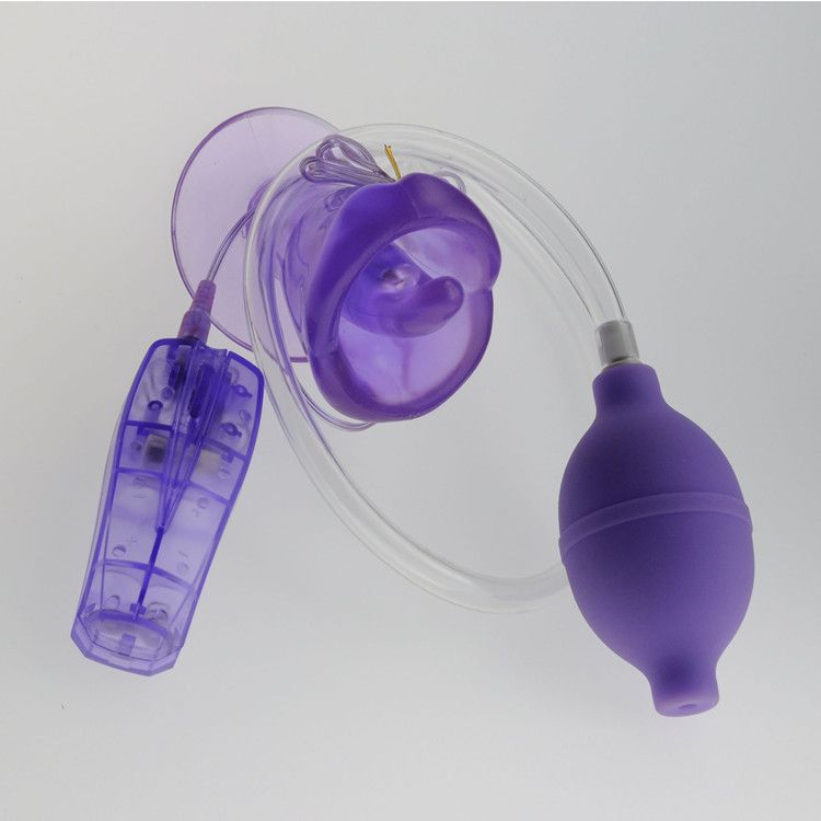 Aphrodisia - Pump n's Play Suction Mouth - Purple photo-7