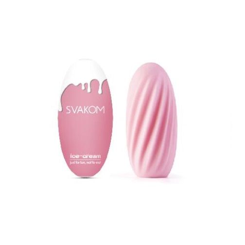 Looks like an ice-cream for discreet carrying. But inside it... SVAKOM - Hedy - Pink photo-2